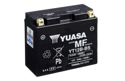 Yuasa YT12B-BS VRLA AGM  motorakkumultor, 12V 10,5Ah 210A B+ YUASA