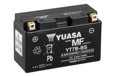 Yuasa YT7B-BS VRLA AGM  motorakkumulátor, 12V 6,8Ah 110A B+
