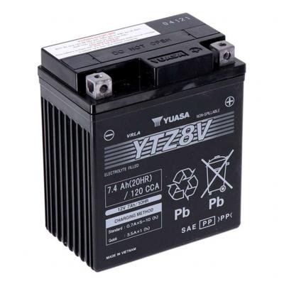 Yuasa AGM YTZ8V motorkerkpr akkumultor, 12V 7,4Ah 120A J+