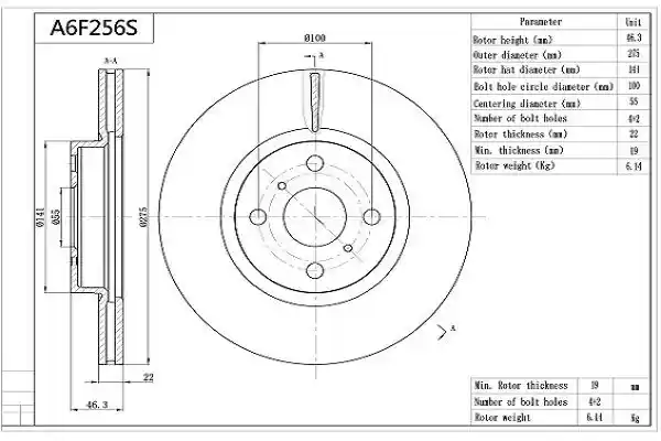 AISIN A6F256S