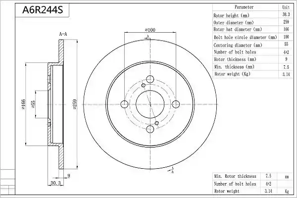 AISIN A6R244S AISIN A6R244S