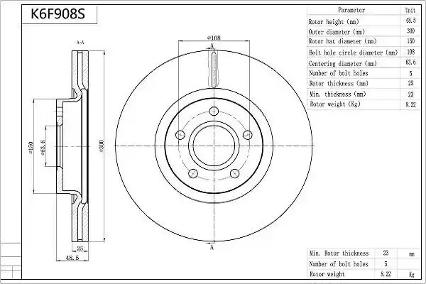 AISIN K6F908S