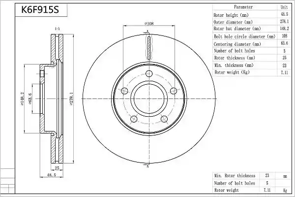 AISIN K6F915S