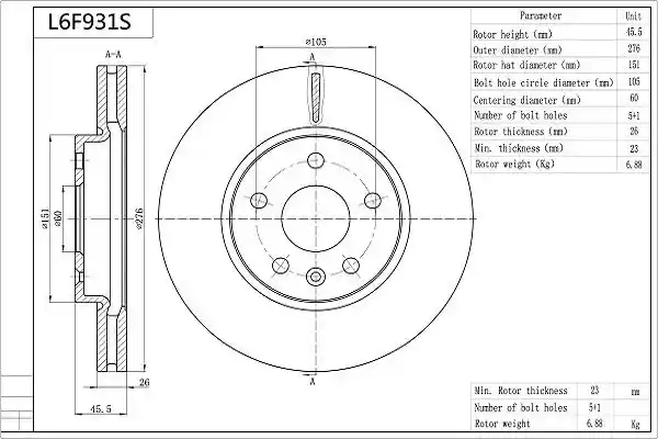 AISIN L6F931S AISIN L6F931S