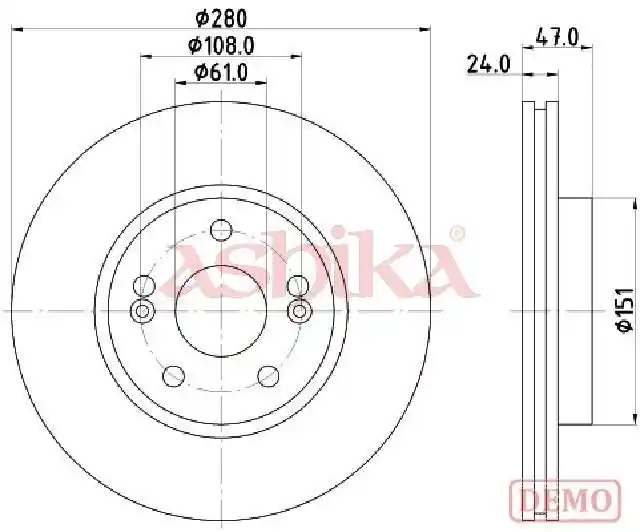 ASHIKA 60-00-0711C