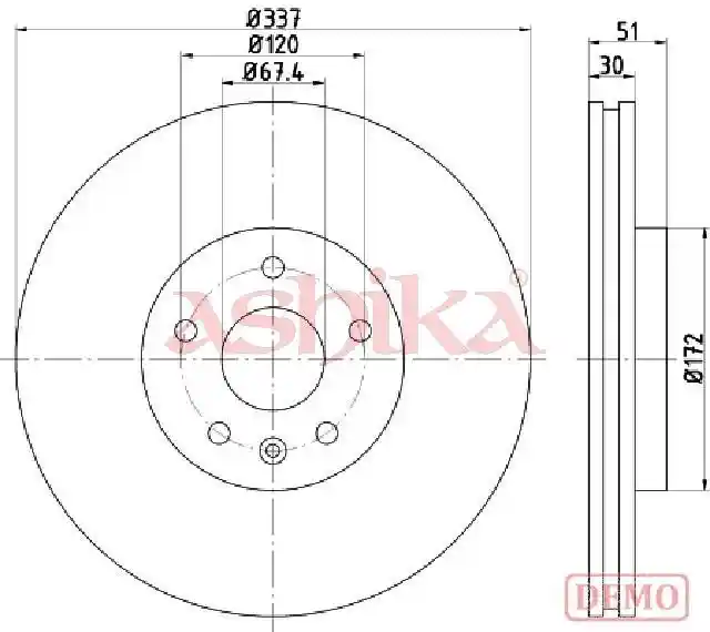ASHIKA 61-00-0323C