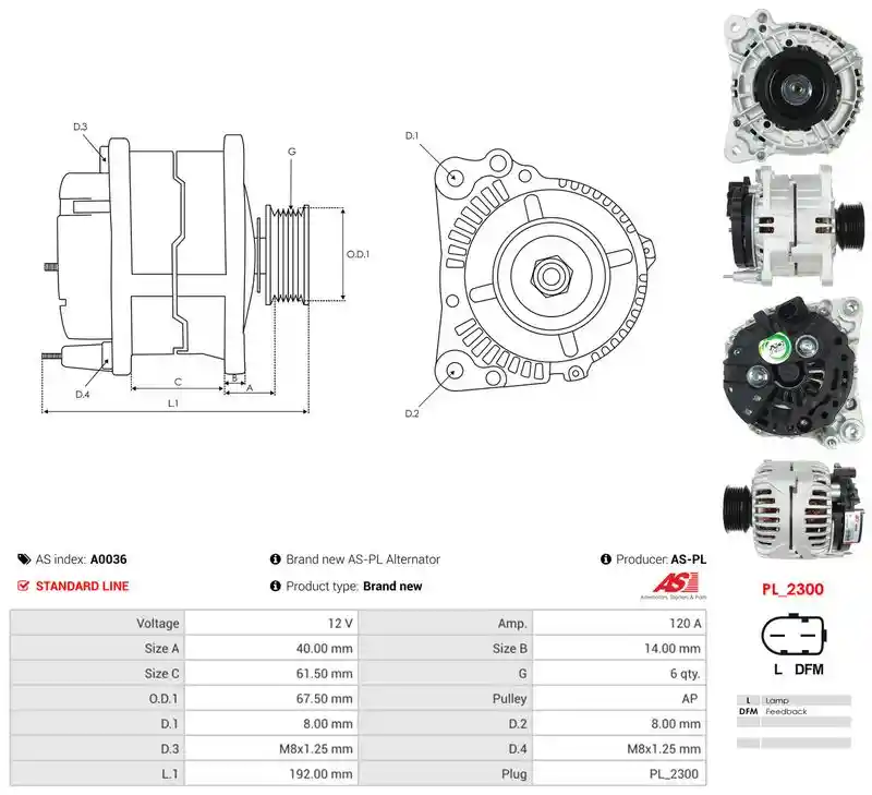 AS-PL A0036 AS-PL A0036