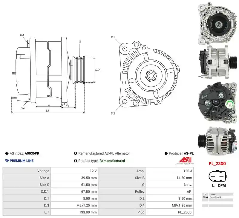 AS-PL A0036PR AS-PL A0036PR