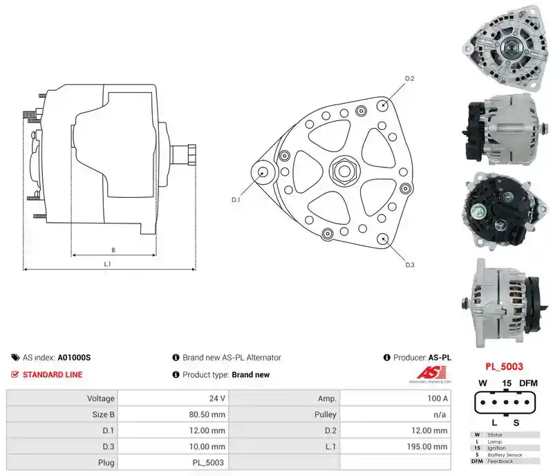 AS-PL A01000S