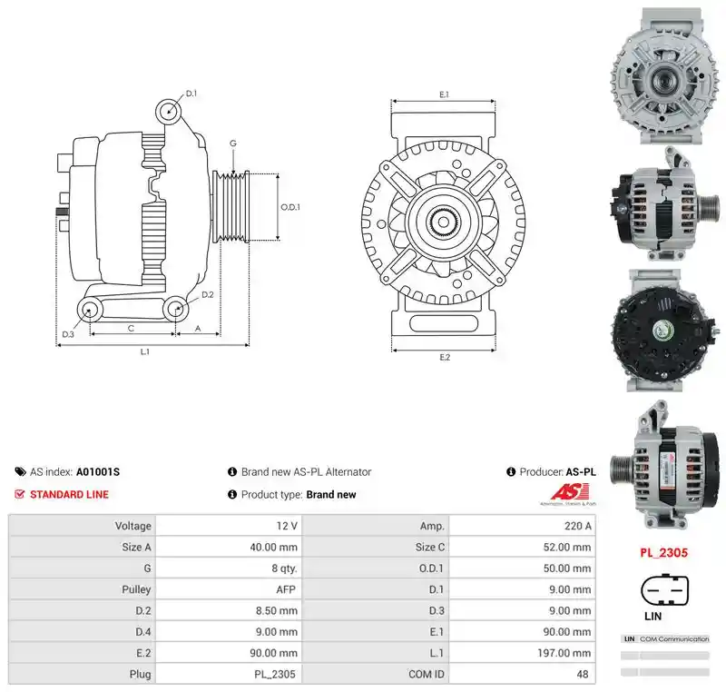 AS-PL A01001S