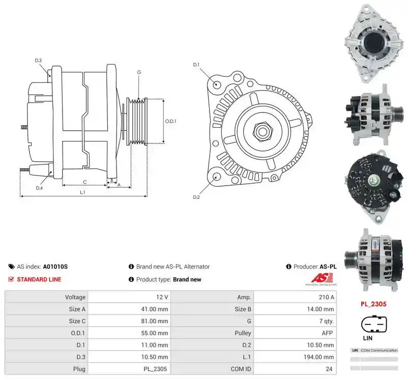 AS-PL A01010S