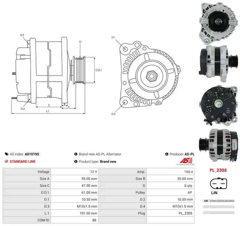 AS-PL A01019S