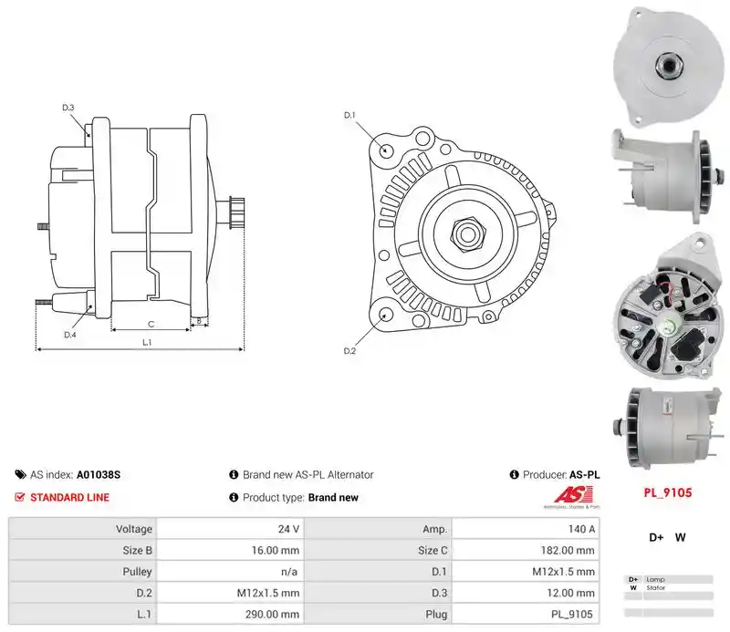 AS-PL A01038S