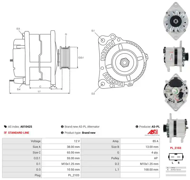AS-PL A01042S