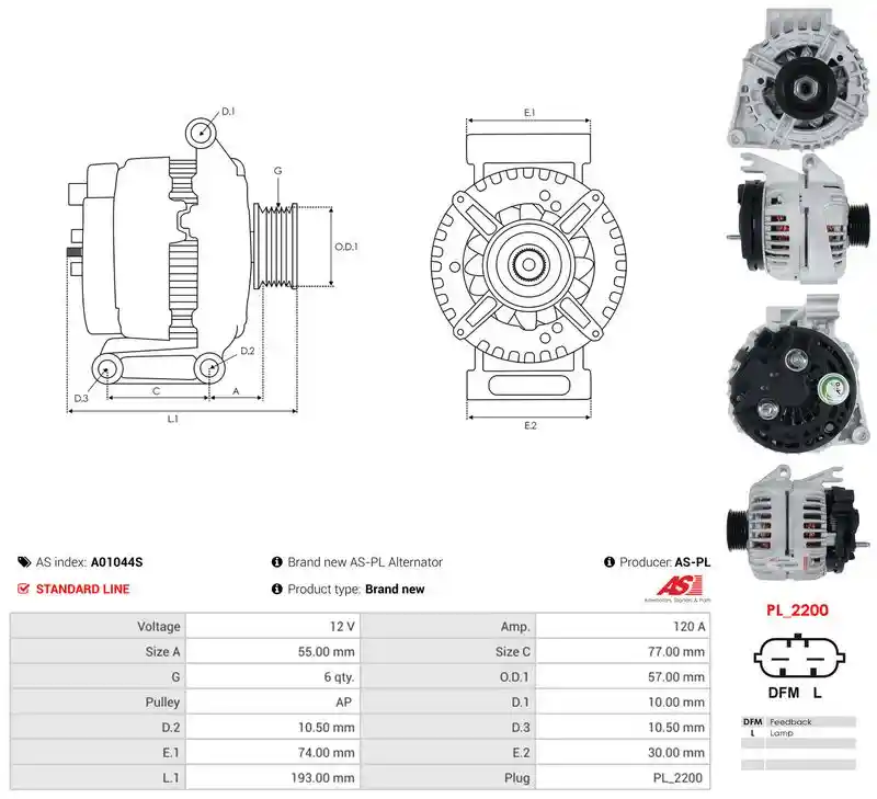 AS-PL A01044S