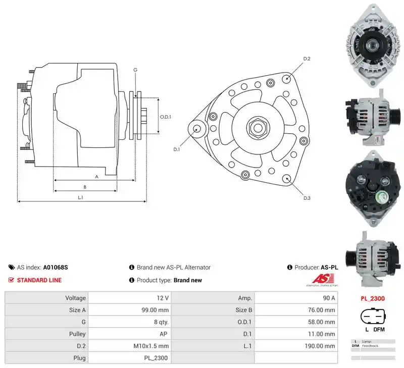 AS-PL A01068S