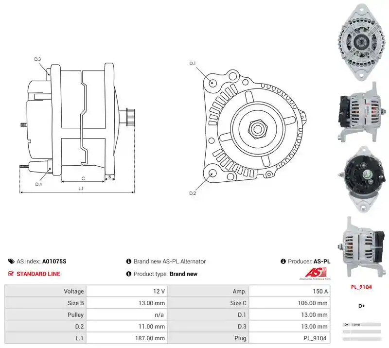 AS-PL A01075S