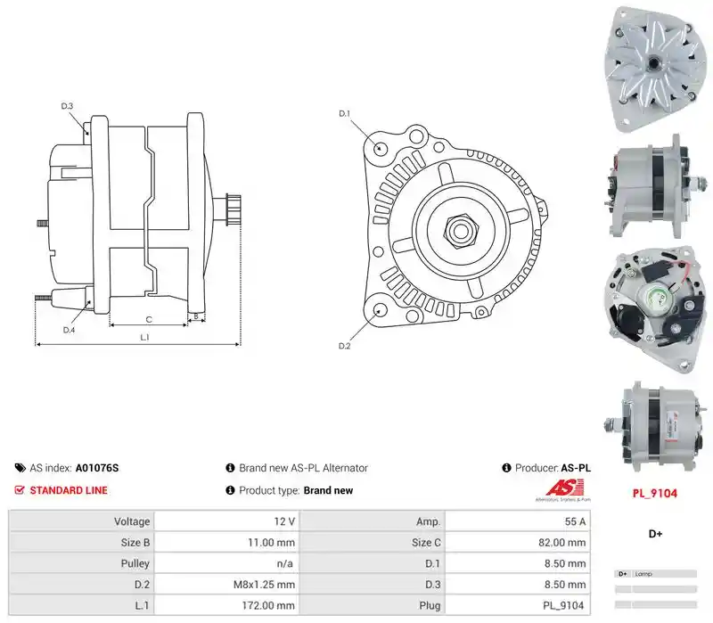 AS-PL A01076S