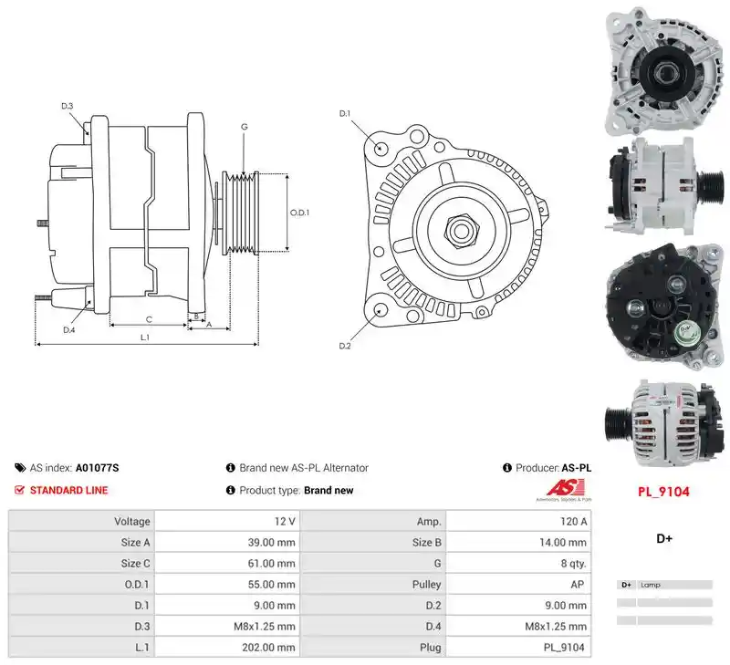 AS-PL A01077S