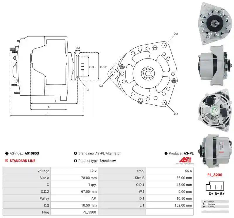 AS-PL A01080S