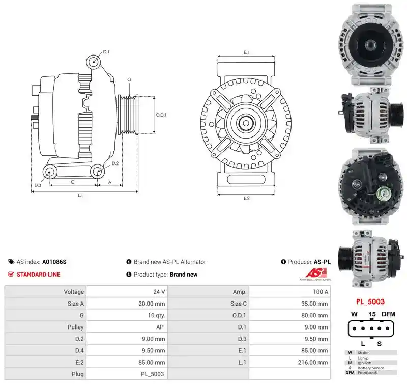 AS-PL A01086S