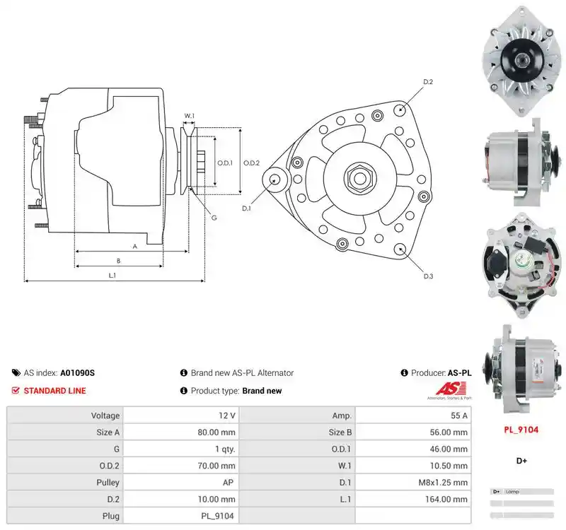 AS-PL A01090S