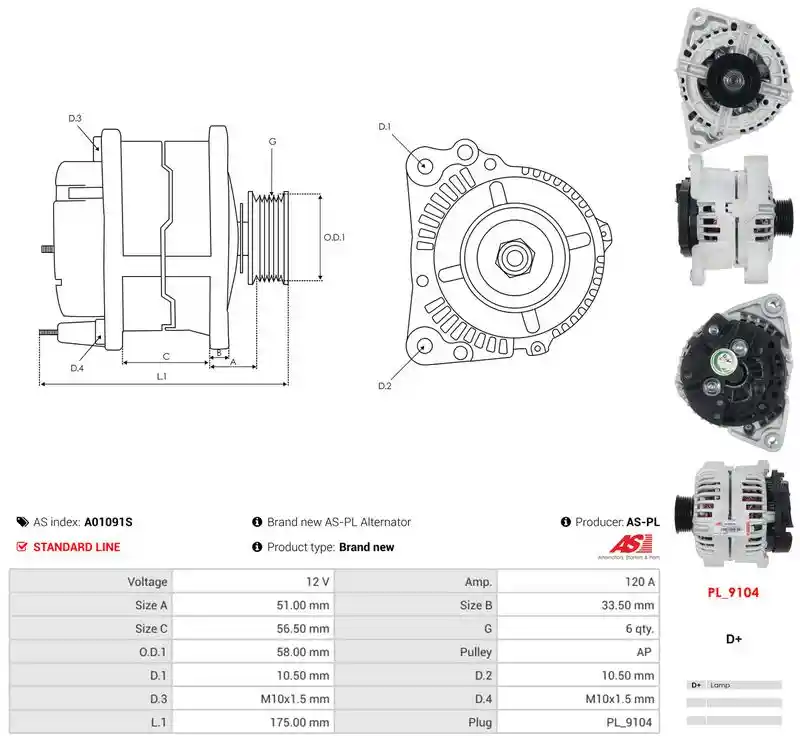 AS-PL A01091S