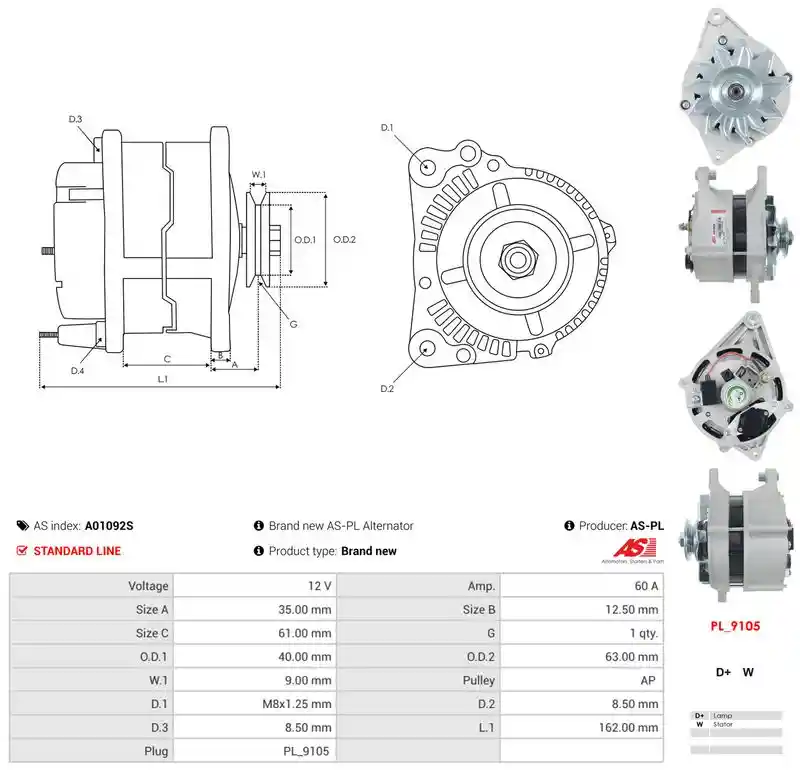AS-PL A01092S