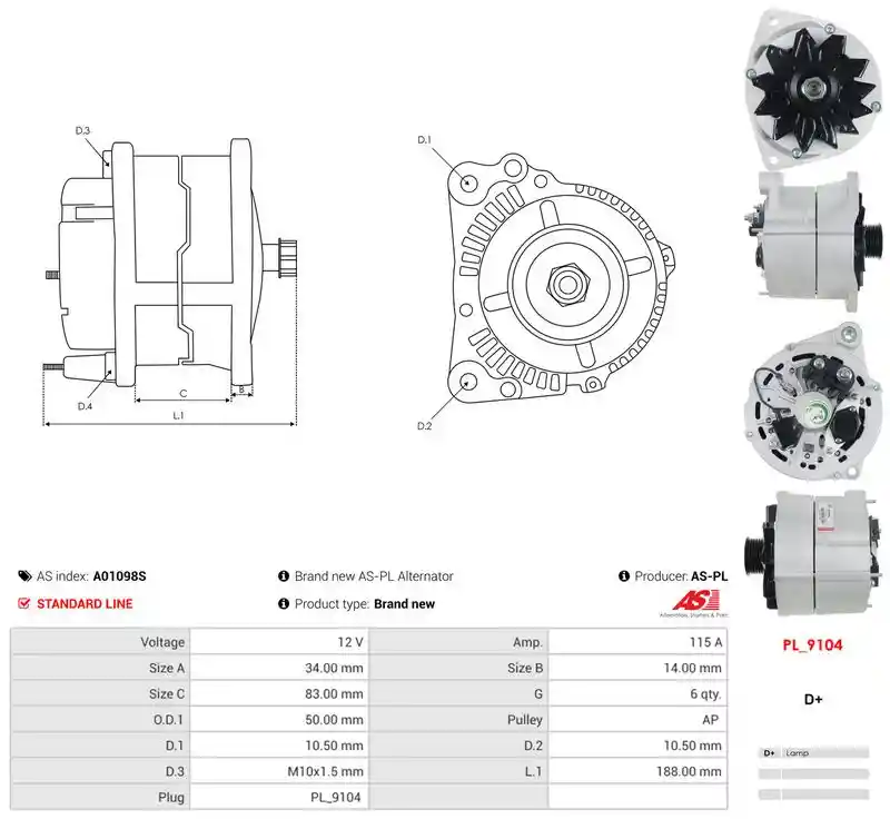 AS-PL A01098S