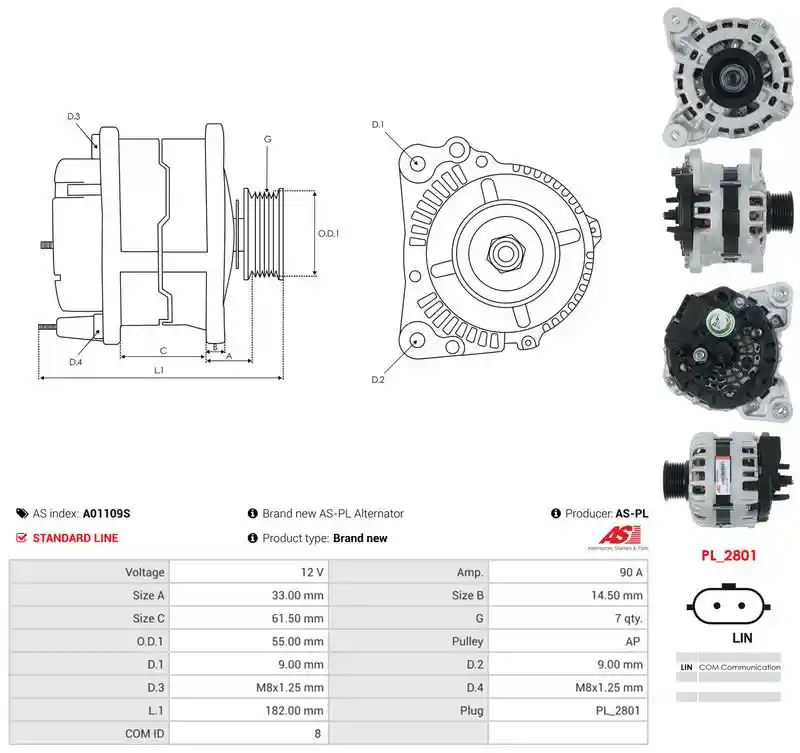 AS-PL A01109S