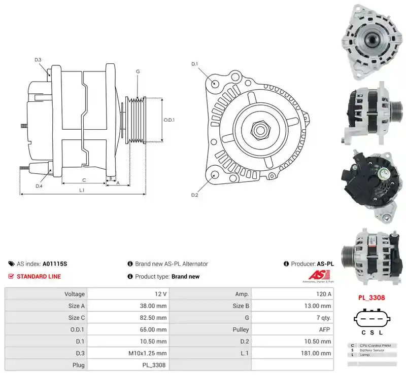 AS-PL A01115S