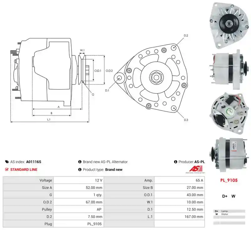 AS-PL A01116S