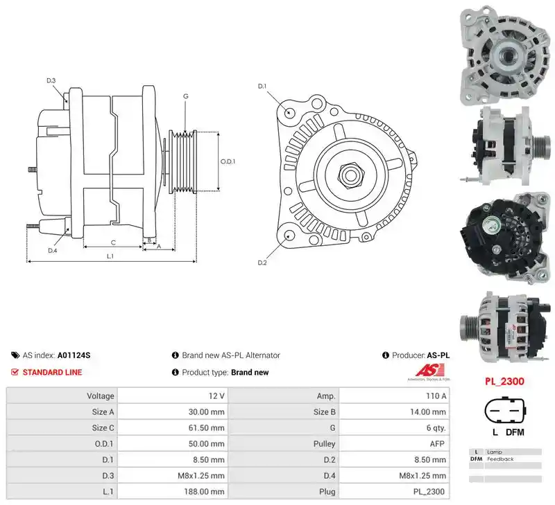 AS-PL A01124S