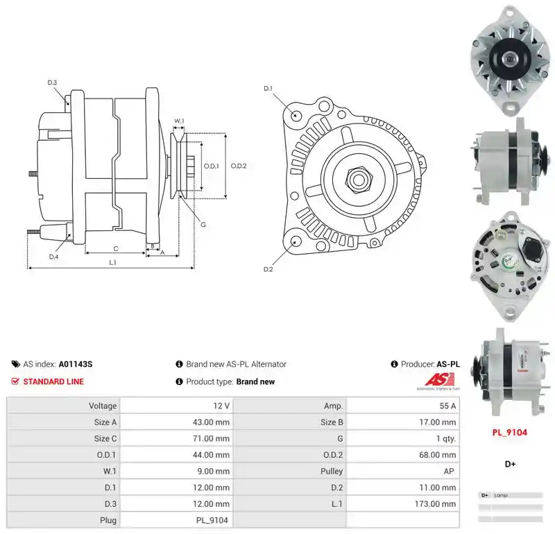 AS-PL A01143S