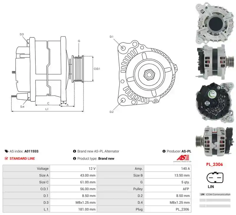 AS-PL A01155S