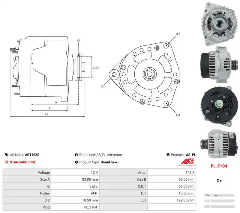 AS-PL A01192S