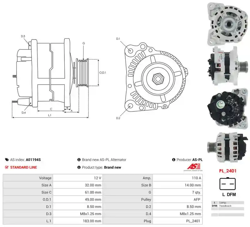 AS-PL A01194S