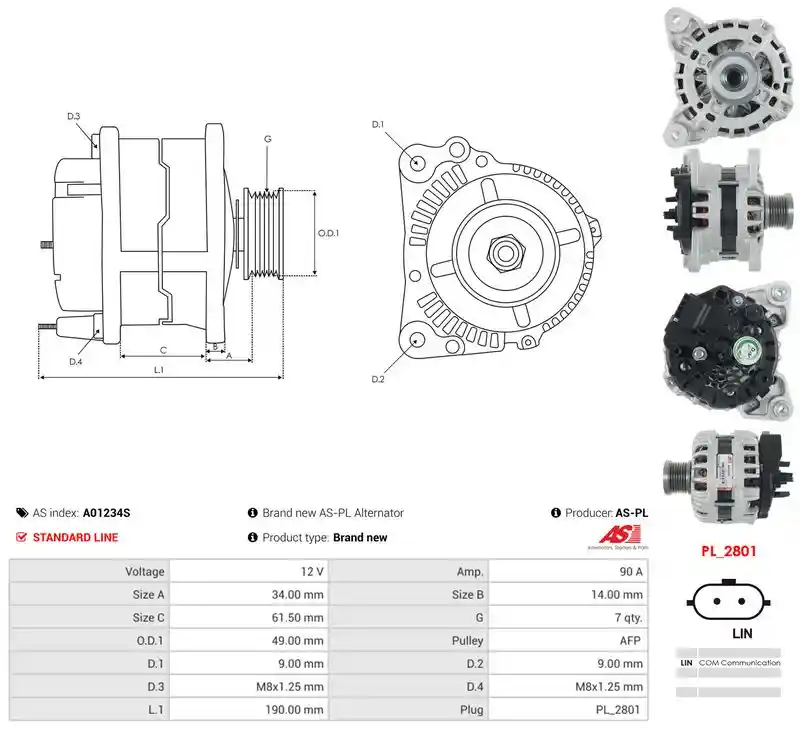 AS-PL A01234S