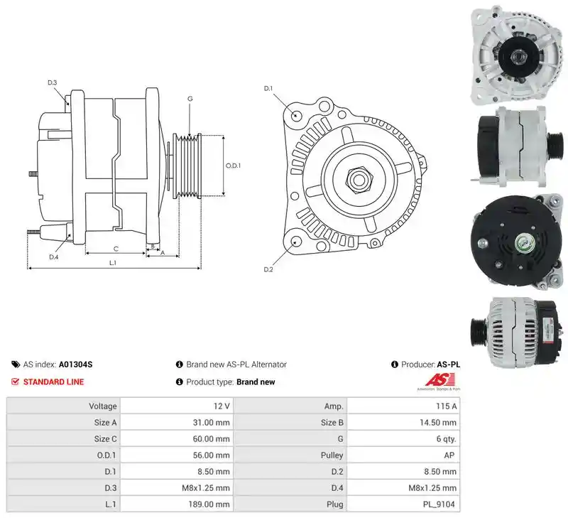 AS-PL A01304S
