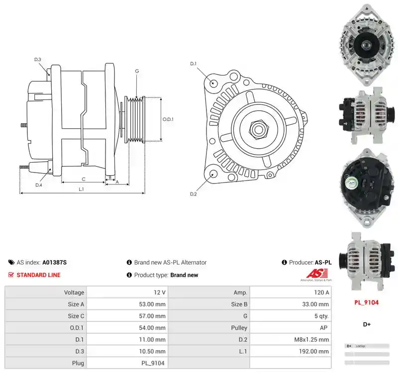AS-PL A01387S