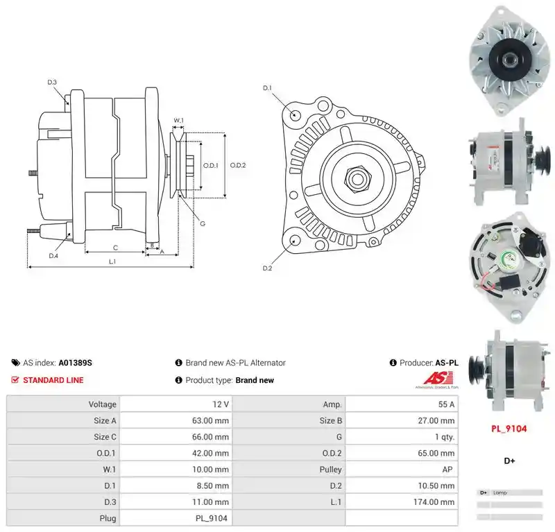 AS-PL A01389S