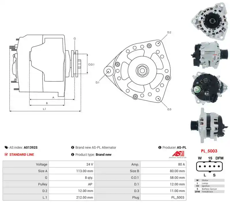AS-PL A01392S