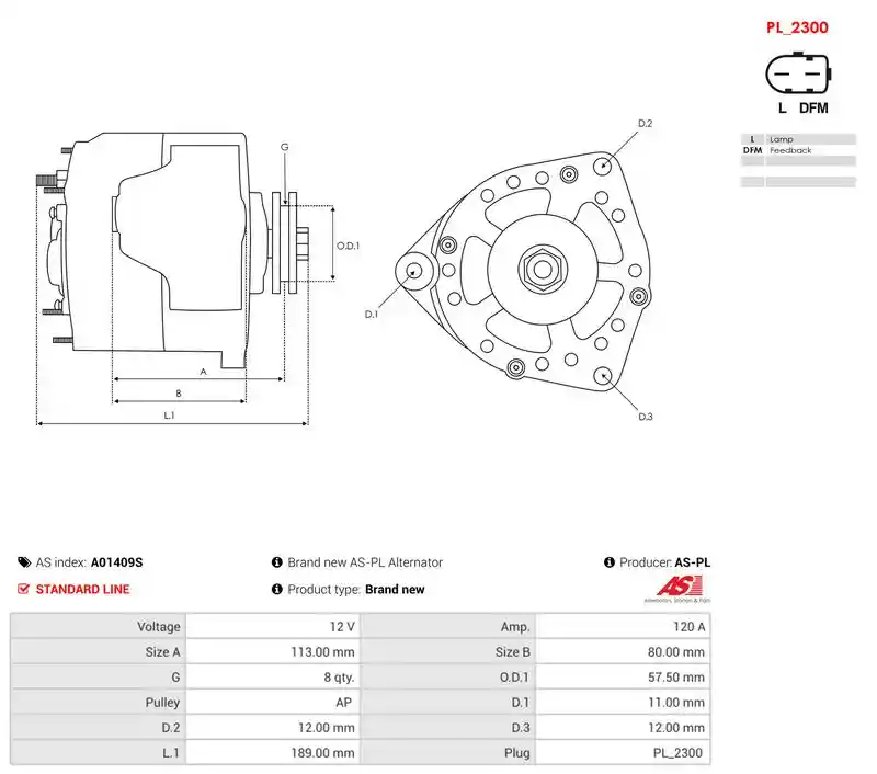 AS-PL A01409S