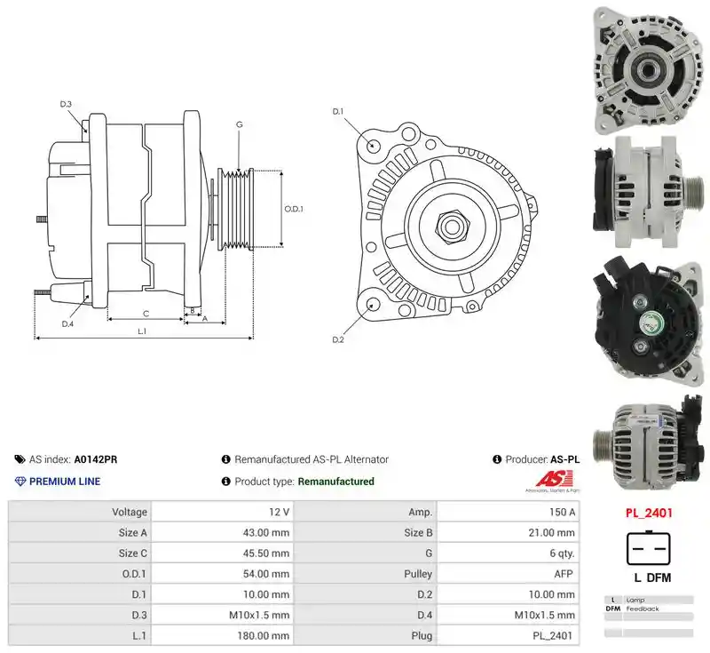 AS-PL A0142PR AS-PL A0142PR