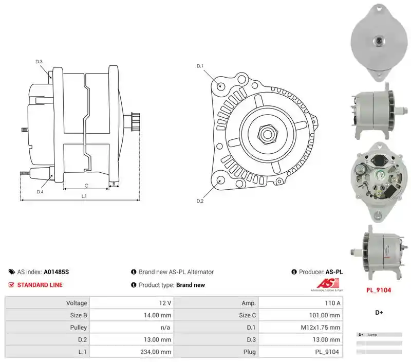 AS-PL A01485S