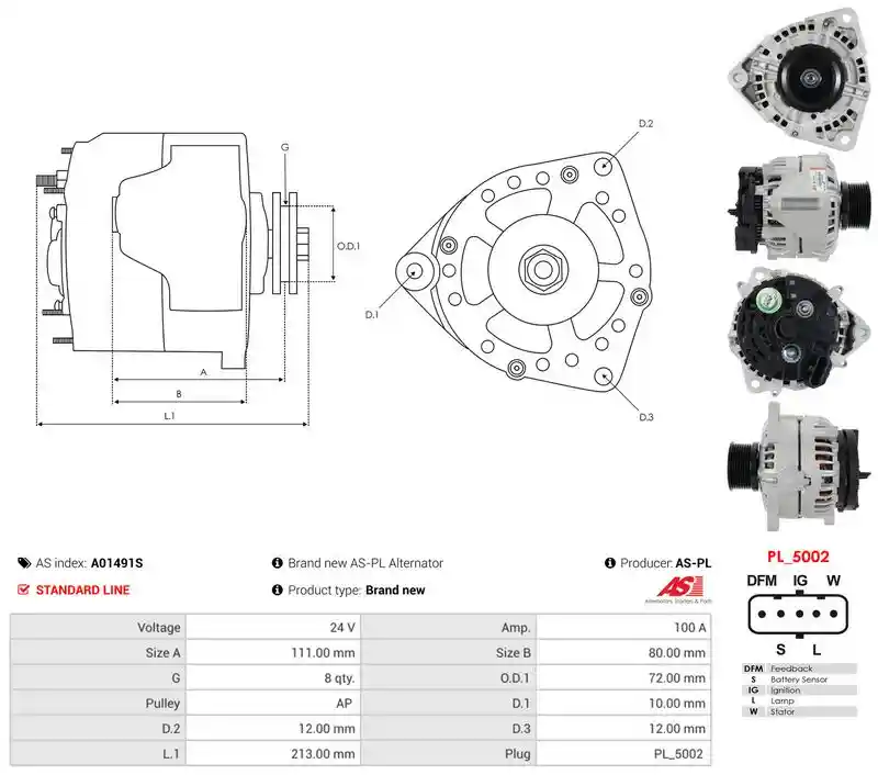 AS-PL A01491S