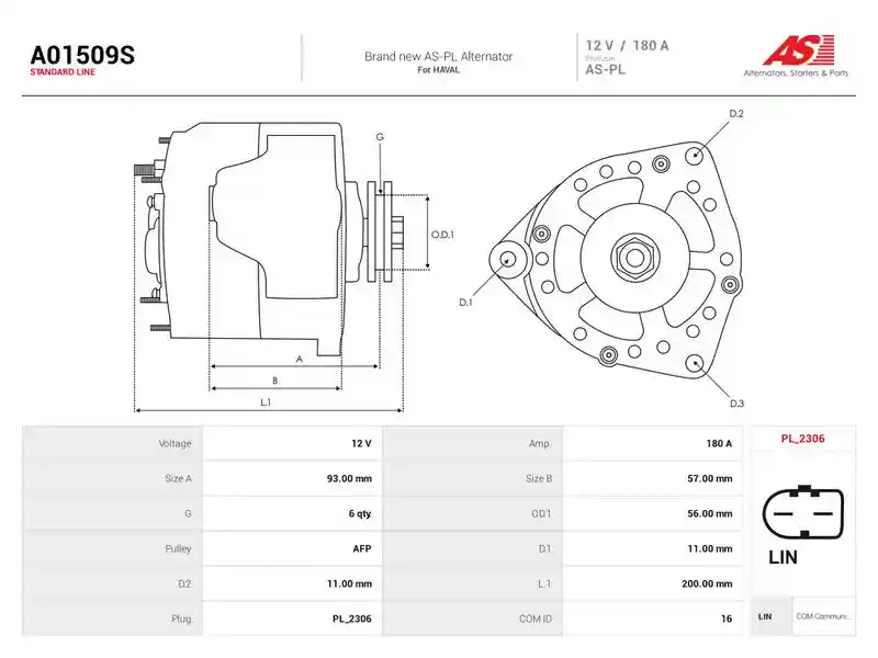 AS-PL A01509S