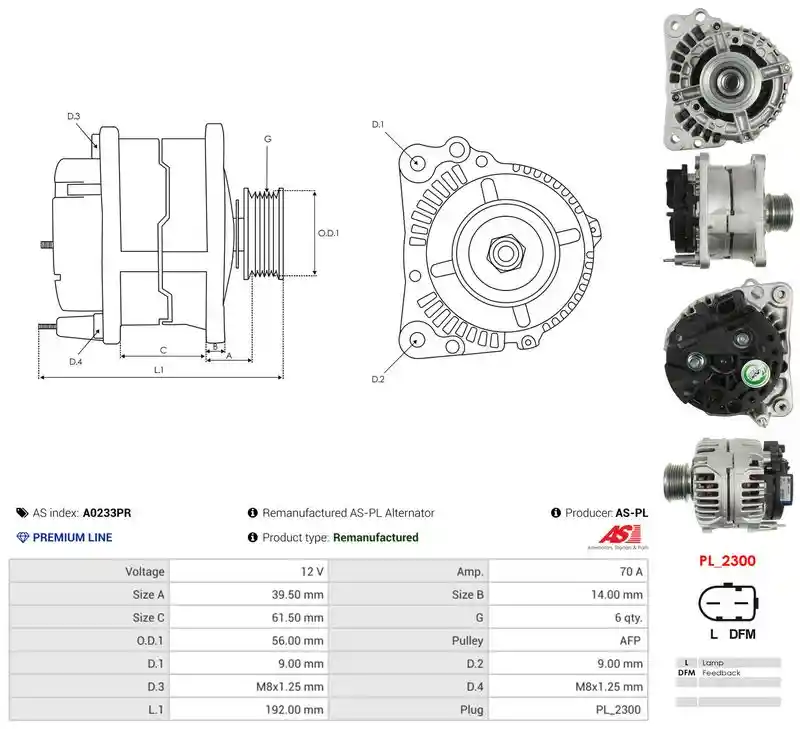 AS-PL A0233PR