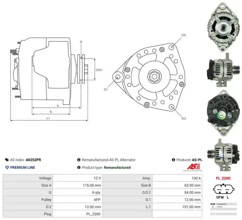 AS-PL A0252PR