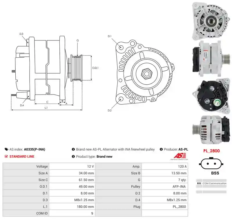 AS-PL A0335(P-INA)